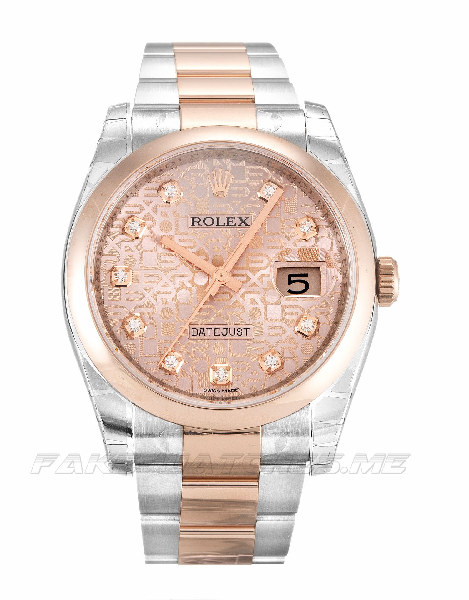 Rolex Datejust Rose Mens Automaticl 116201